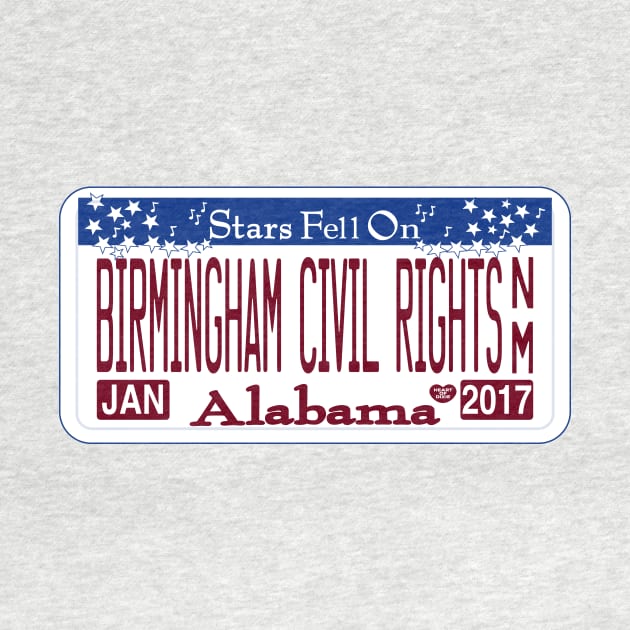 Birmingham Civil Rights National Monument License Plate by nylebuss